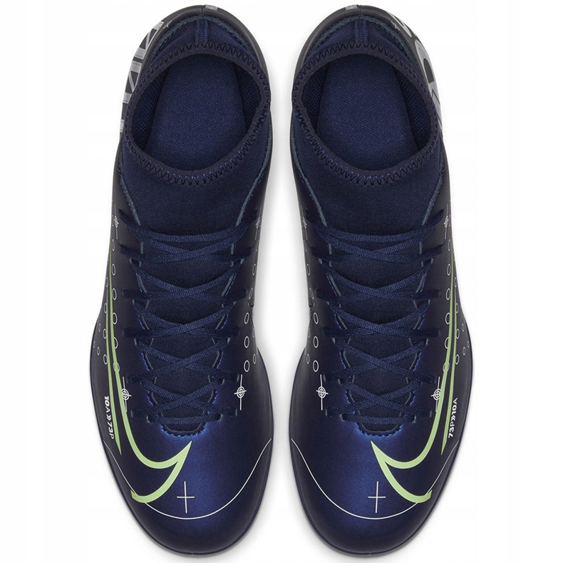 Chuteira Nike Mercurial Superfly 7 Club Mds FG / MG Junior BQ5418 401 azul marinho azul 1