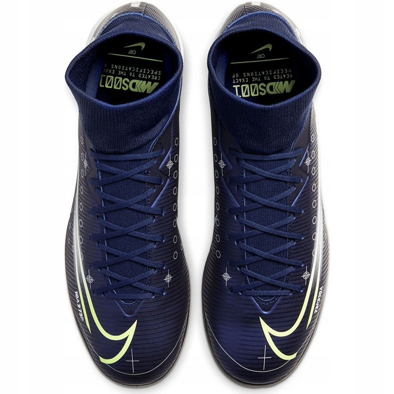 Chuteira Nike Mercurial Superfly 7 Academy Mds Ic BQ5430 401 azul marinho azul marinho 1