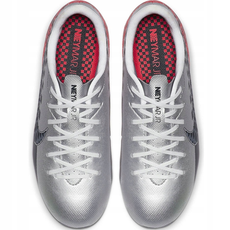 Chuteira Nike Mercurial Vapor 13 Academy Neymar FG / MG Junior AT8125 006 cinza cinza 1