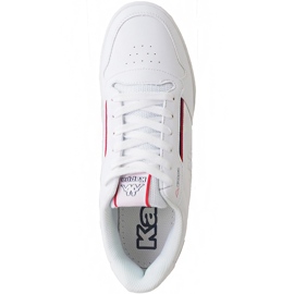 Sapatos Kappa Marabu branco e vermelho 242765 1020 1