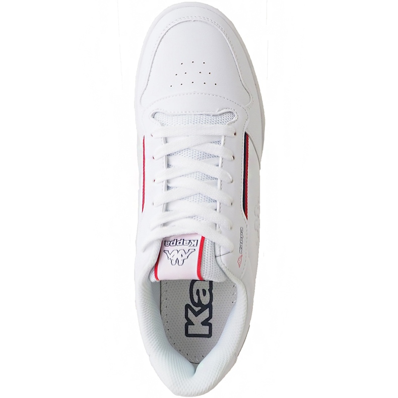 Sapatos Kappa Marabu branco e vermelho 242765 1020 1