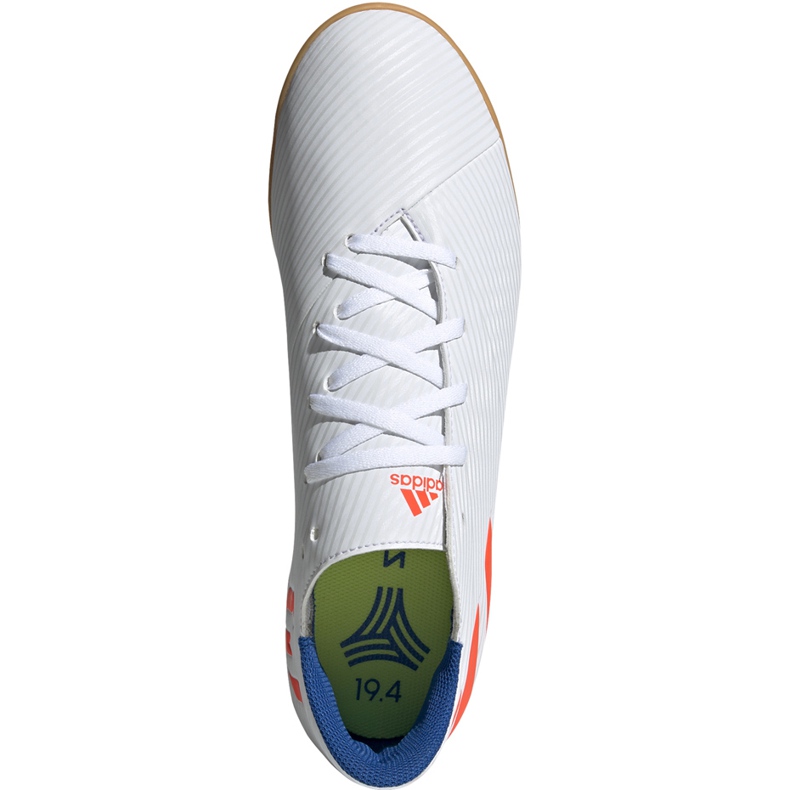 Adidas Nemeziz Messi 19.4 Em chuteiras brancas e vermelhas F34550 branco branco 1