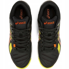 Tênis masculino de voleibol Asics Gel Beyond 5 Mt preto, amarelo e laranja B600N 001 1