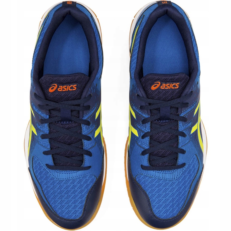Tênis masculino de voleibol Asics Gel Rocket 9 azul marinho 1071A030 400 1