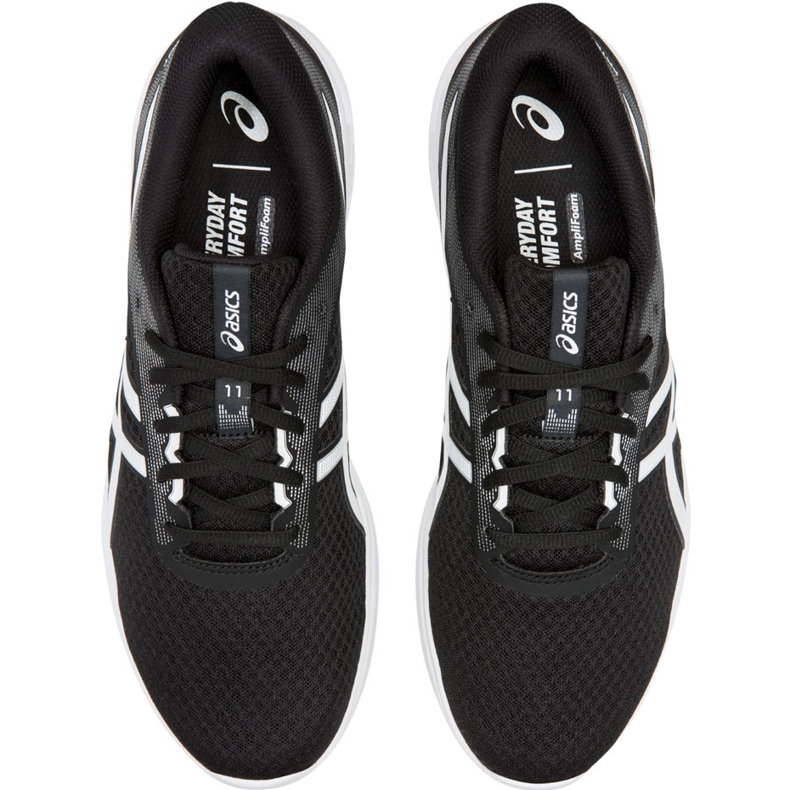 Tênis de corrida masculino preto Asics Patriot 11 1011A568 001 1