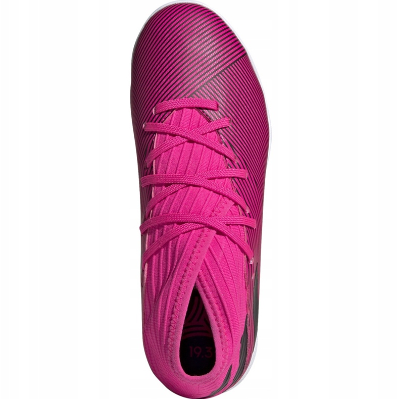Adidas Nemeziz 19.3 In Junior chuteiras rosa F99946 1