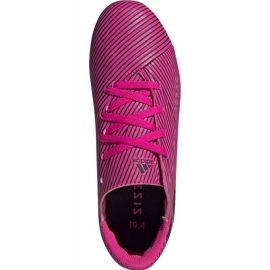 Chuteiras Adidas Nemeziz 19.4 FxG Junior rosa F99949 1