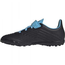 Chuteiras Adidas Predator 19.4 H&amp;L Tf Junior preto azul G25827 1