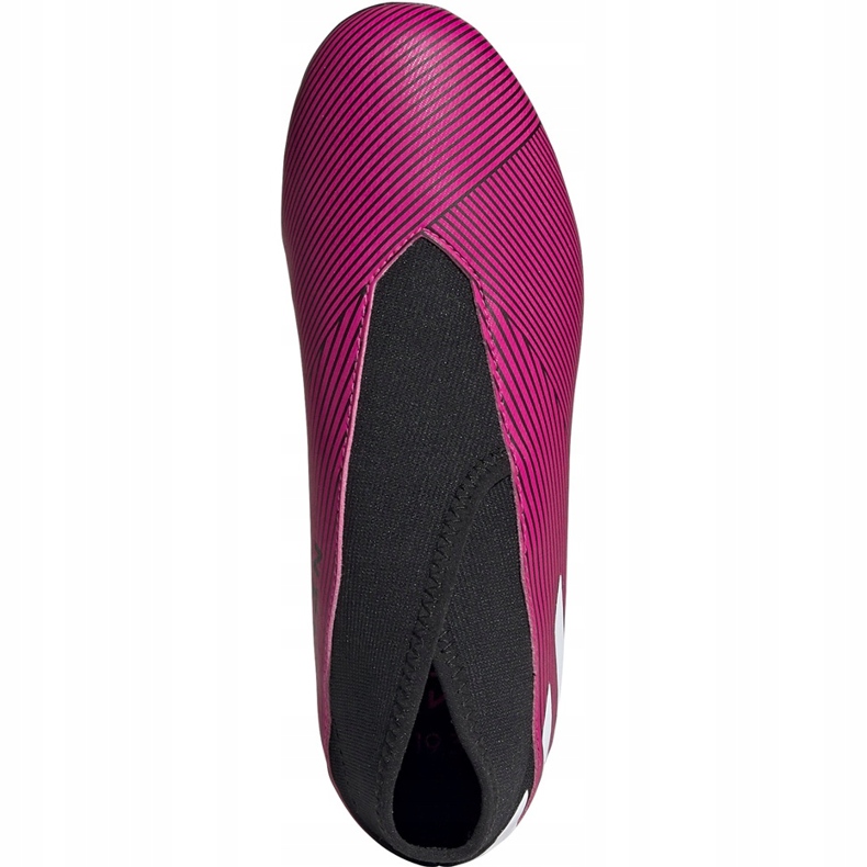 Chuteiras rosa Adidas Nemeziz 19.3 Ll Fg Jr EF8848 preto 1