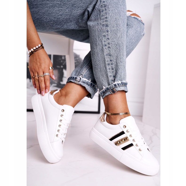 FB1 Calçados Esportivos Femininos, Branco Rylee 2