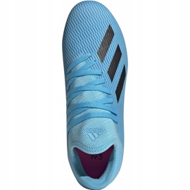 Chuteiras adidas X 19.3 Fg Junior azul F35366 multicolorido 1