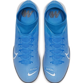 Chuteiras Nike Mercurial Superfly 7 Academy Ic AT7975 414 azul azul 1 Chuteiras Nike Mercurial Superfly 7 Academy Ic AT7975 414 azul azul 1