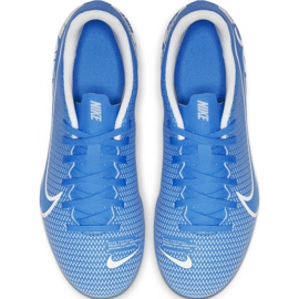 Chuteiras Nike Mercurial Vapor 13 Club FG / MG Junior AT8161 414 azul azul 1