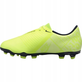 Chuteiras Nike Phantom Venom Club Fg Junior AO0396 717 amarelo amarelo 1