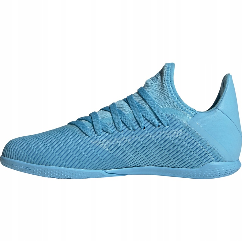 Chuteiras adidas X 19.3 em azul Júnior F35354 1