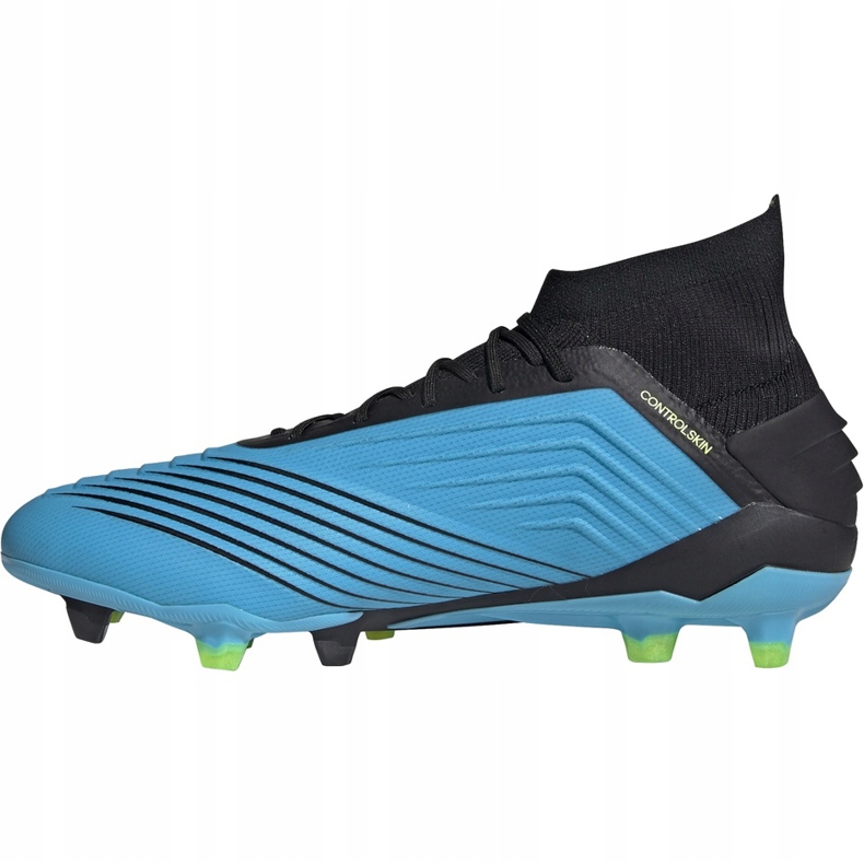 Chuteiras adidas Predator 19.1 Fg azul F35606 1
