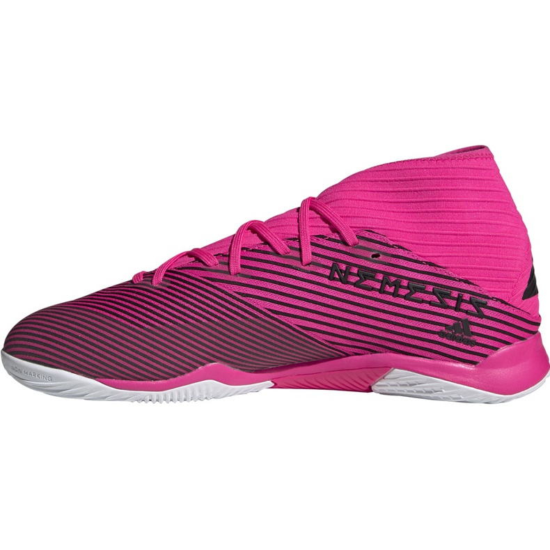 Adidas Nemeziz 19.3 em chuteiras rosa F34411 cinza preto 1