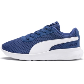 Puma St Activate Ac Ps calçados infantis azul 369070 08 branco 1