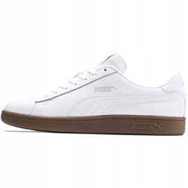 Sapatos masculinos Puma Smash v2 L branco 365215 13 1