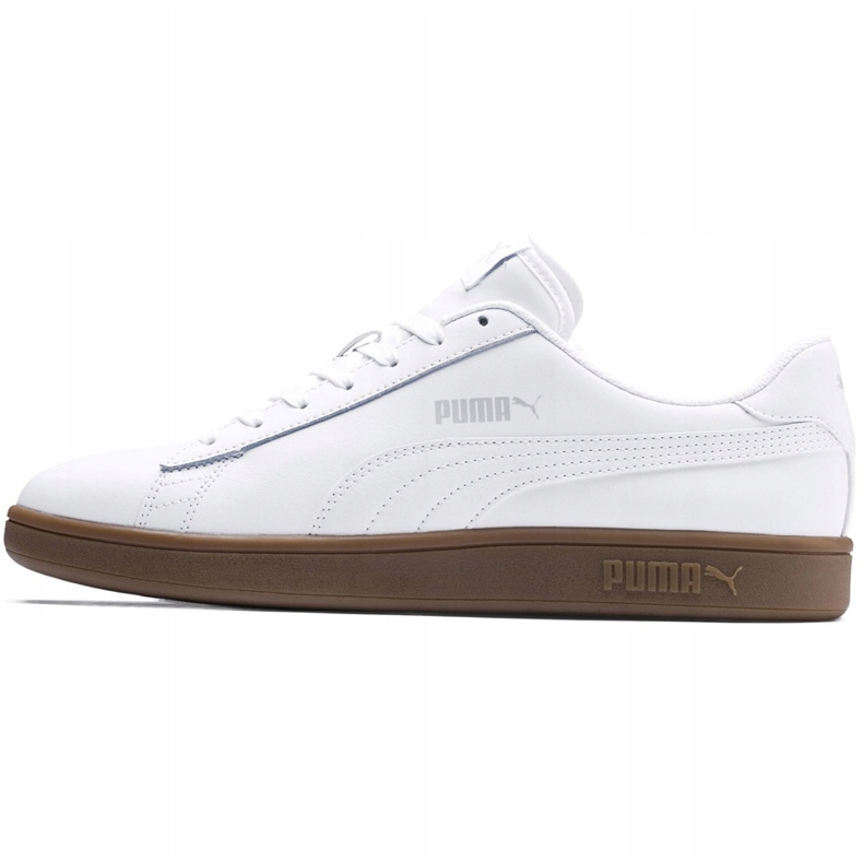 Sapatos masculinos Puma Smash v2 L branco 365215 13 1