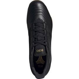 Chuteiras adidas Predator 19.4 In Sala pretas F35633 preto preto 1