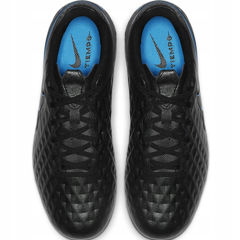 Chuteiras Nike Tiempo Legend 8 Academy FG / MG Junior AT5732 004 preto preto 1