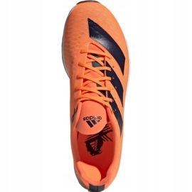 Tênis de corrida feminino adidas Adizero Xc Sprint W laranja F35763 1