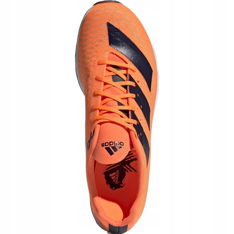 Tênis de corrida feminino adidas Adizero Xc Sprint W laranja F35763 1