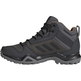 Sapatos masculinos Adidas Terrex AX3 Mid Gtx cinza BC0468 preto 1