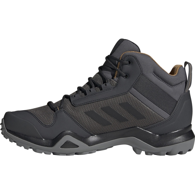 Sapatos masculinos Adidas Terrex AX3 Mid Gtx cinza BC0468 preto 1