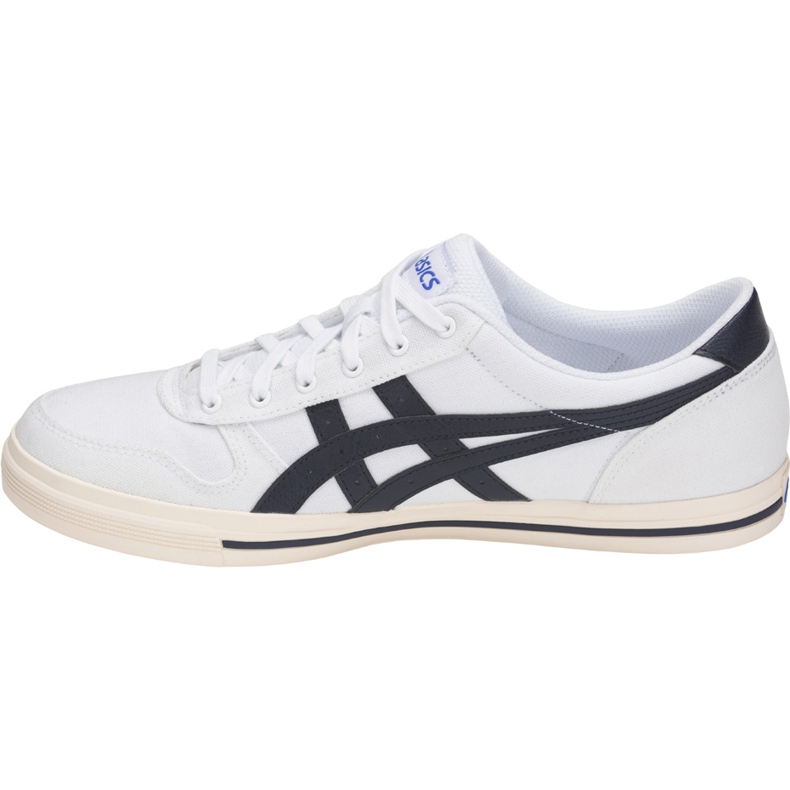 Sapatos masculinos Asics Aaron branco e azul marinho 1201A008 101 azul-marinho 1