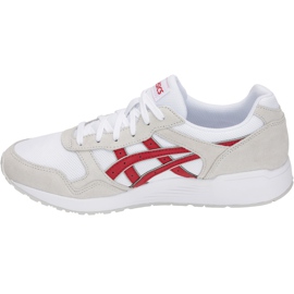 Sapatos masculinos Asics Lyte Trainer branco e vermelho 1201A006 101 1