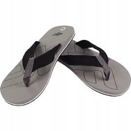 Chinelos masculinos 4F bege H4L19 KLM003 83S preto 1