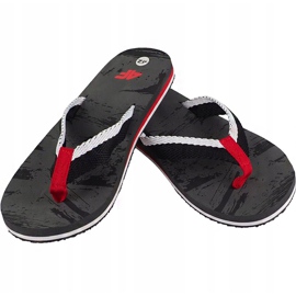 Chinelos masculinos 4F H4L19 KLM002 90A multicoloridos preto 1