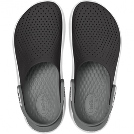 Sandálias de tamanco masculinas Crocs preto / cinza 204592 05M 1
