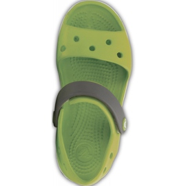 Sandálias Crocs para crianças Sandália Crocband Kids verde e cinza 12856 3K9 1