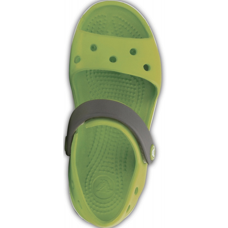 Sandálias Crocs para crianças Sandália Crocband Kids verde e cinza 12856 3K9 1