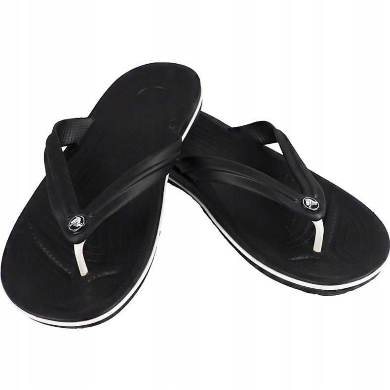 Chinelos Crocs Crocband Flip preto 11033 001 1