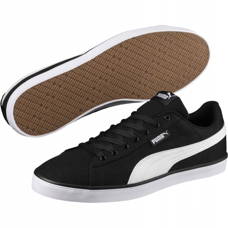 Sapatos masculinos Puma Urban Plus Cv preto 366414 02 branco 1
