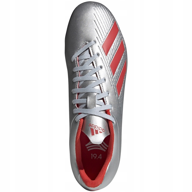 Botas de futebol adidas X 19.4 Tf prata F35344 multicolorido 1