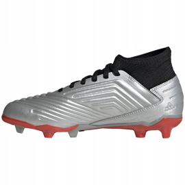 Chuteiras adidas Predator 19.3 Fg Jr prata G25795 multicolorido 1