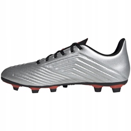 Chuteiras adidas Predator 19.4 FxG prata F35597 1