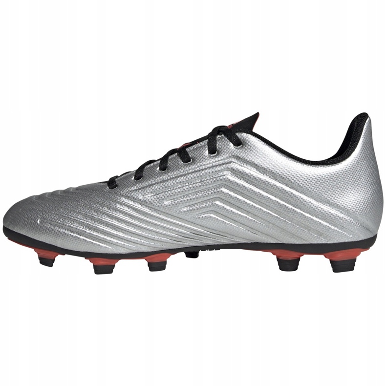Chuteiras adidas Predator 19.4 FxG prata F35597 1