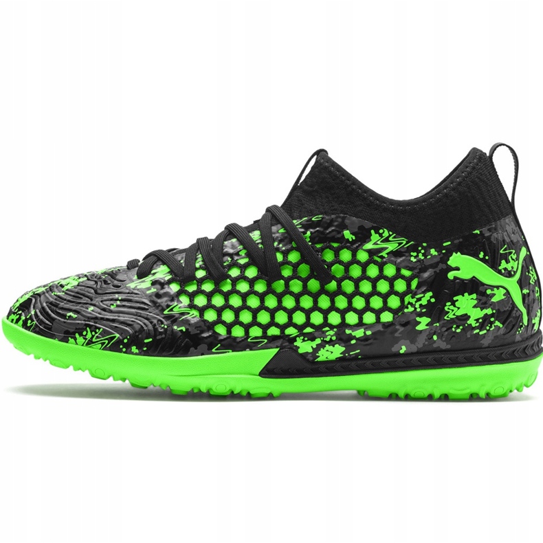 Puma Future 19.3 Netfit Tt 105542 03 chuteiras multicolorido verde 1 Puma Future 19.3 Netfit Tt 105542 03 chuteiras multicolorido verde 1
