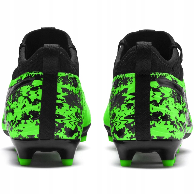 Puma One 19.3 Fg Ag 105486 04 chuteiras multicolorido verde 1
