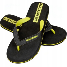 Chinelos de piscina masculina Aqua-speed Faro col. preto 1