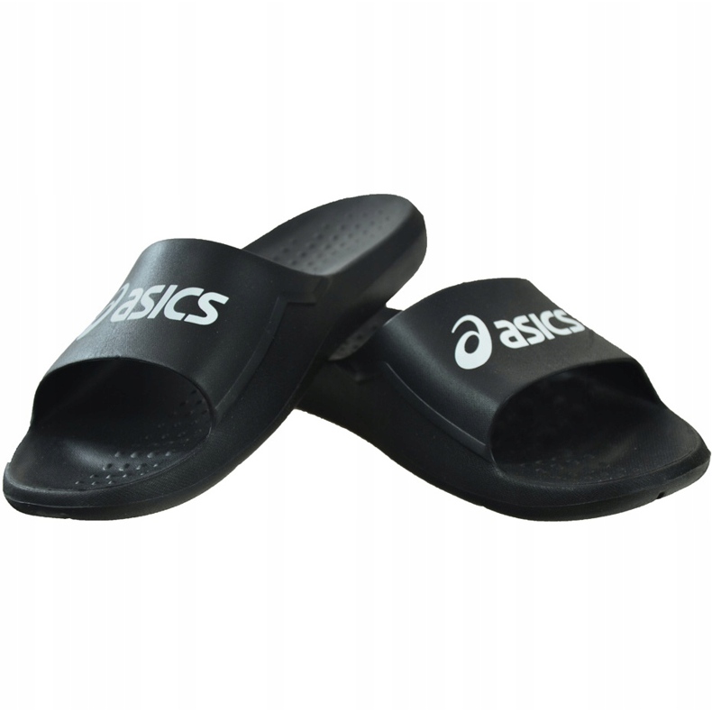 Chinelos masculinos Black Asics AS001 P70NS-9001 preto 1