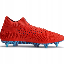 Puma Future 19.1 Netfit Mx Sg 105530 01 chuteiras vermelho 1