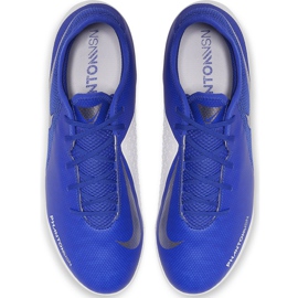 Chuteira Nike Phantom Vsn Academy Tf AO3223 410 de futebol multicolorido azul 1