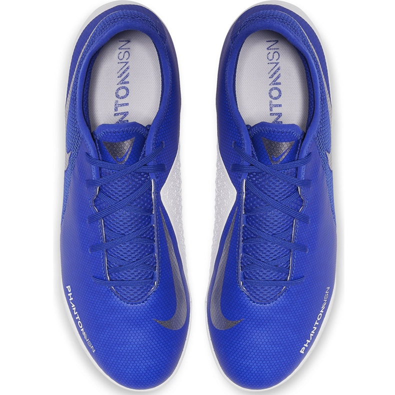 Chuteira Nike Phantom Vsn Academy Tf AO3223 410 de futebol multicolorido azul 1